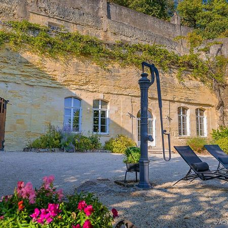 Maison Troglodyte Elegante Avec Spa, Salle De Jeux Et Jardin Clos A Vouvray - Fr-1-381-87 Kültér fotó